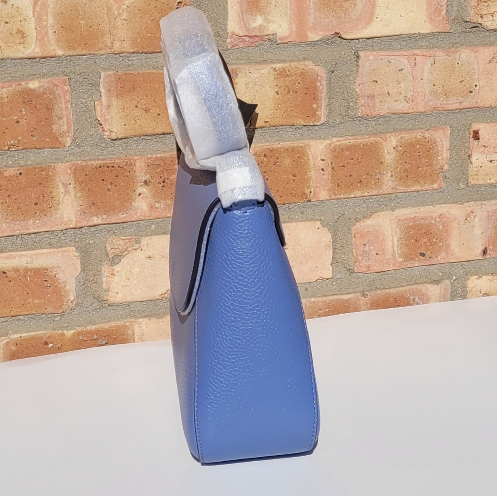 NWT Kate Spade New York Monica Flip Crossbody Bag in Thunderstorm Light Blue - Picture 6 of 11